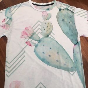 Society6 Cactus Print T Shirt